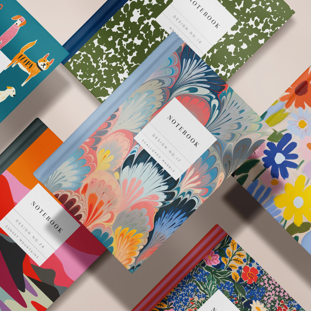 Above: Kaleido is the new range of luxury stationery from Ohh Deer.