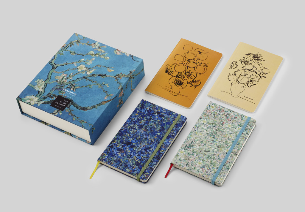 Above: Moleskine products from The Van Gogh Museum.